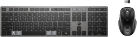 HP Hewlett Packard (HP) HP 725 Multi-Device Rechargeable Belaidė klaviatūra ir pelė Combo EURO