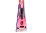 Mamido Ukulele pre deti Mini gitara 4 struny s motívom broskyne ružová 15″