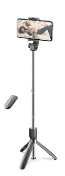Cellularline Freedom Selfie tyč s funkciou tripodu čierna (BTSELFIESTICKFREEK)