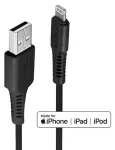 Lindy / Kábel USB-A na Lightning / 0,5 m / čierna (31319)