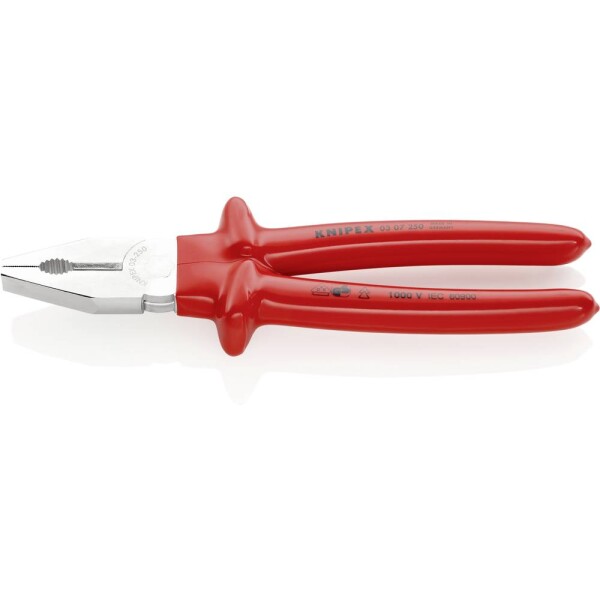 Knipex 03 07 250 VDE kombinované kliešte 250 mm DIN ISO 5746, DIN EN 60900; 03 07 250