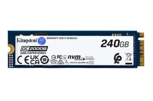 Kingston DC2000B 240GB / SSD / M.2 2280 / PCIe 4.0 / R: 4500MBps / W: 400MBps / 5y (SEDC2000BM8/240G)