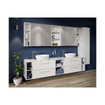 CERSANIT - Umývadlo na dosku LARGA ELLIPSE (50x38) K677-002