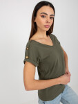 Dámska blúzka TW BZ BL 1006.56 tmavá khaki