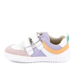 Dievčenské barefoot textilné tenisky LOOP WHITE/LILA Froddo G3130282-8 - 25