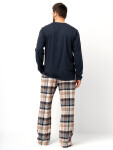 Pánske pyžamo Key MNS 444 B25 dĺžka/r M-2XL černá XXL