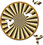 CURIOSI Okrúhle puzzle Picoli: Kolotoč