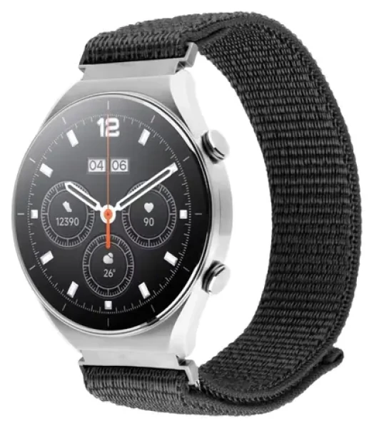 FIXED Nylonový remienok Sporty Strap 18mm tmavo šedý / Remienok / Nylon / Quick Release / 16-21 cm (FIXNST2-18MM-GR)