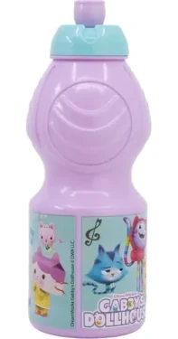 STOR Fľaša na pitie Gábinin kúzelný domček 400 ml (21232)