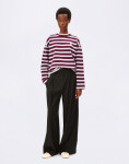 Armedangels Iconic Å Frankaa Bold Sweatshirt 3756 undyed-velvet red-soft blue L