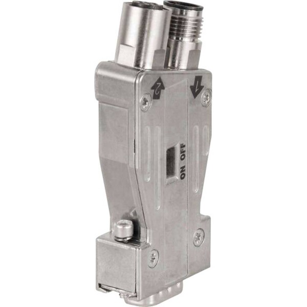 Weidmüller PB-DP SUB-D M12 180 dátový zástrčkový konektor pre senzory - aktory, 1264180000, 1 ks; 1264180000