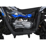 Mamido Detská benzínová štvorkolka RamiGO MONSTER 200CC čierno-modrá