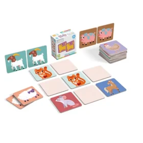 KukiKuk 80004 Veééliké Pexeso Zvieratká na dvore