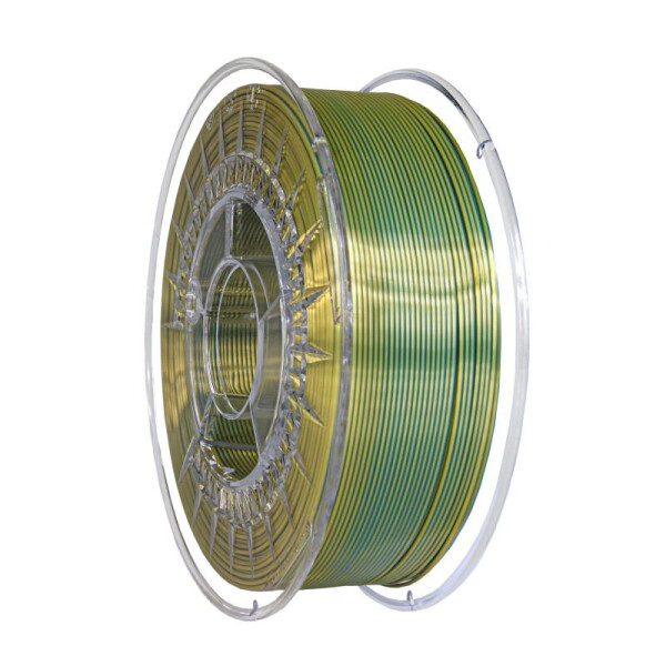 DUAL SILK filament Gold-Blue 1,75 mm Devil Design 1 kg