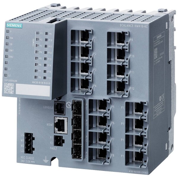 Siemens 6GK5416-4GR00-2AM2 priemyselný ethernetový switch 10 / 100 / 1000 MBit/s; 6GK54164GR002AM2