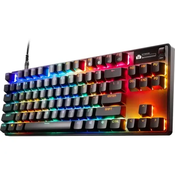 SteelSeries Apex Pro TKL Gen 3 čierna / Herná klávesnica / Drôtová / US layout / RGB (480338)