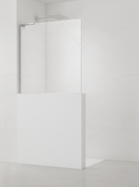 Sprchová zástena SAT walk-in 120 cm na zníženú priečku SATBWIS120ZAVL SATBWIS120ZAVL
