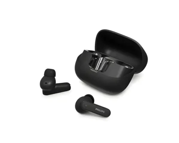 Philips TAT3000BK čierna / Bezdrôtové slúchadlá do uší / Bluetooth 6.0 / dotykové ovládanie / USB-C (TAT3000BK/00)