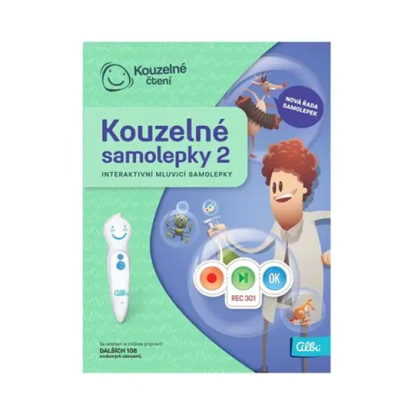Albi Kúzelné čítanie - Kúzelné samolepky 2 (108ks)