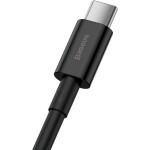 Baseus CATYS-01 kábel USB-A na USB-C 1m čierna / 66W / 6A (CATYS-01)