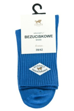 Netlačiace dámske ponožky 1098 čokoláda 36-38