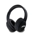 DKNY PU Leather Arch Logo Bezdrôtové Slúchadlá Black (57983120028)