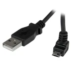 StarTech USB-A - Micro-USB lomený čierna / Nabíjací kábel / 2 m / 480 Mbit/s (USBAUB2MU)