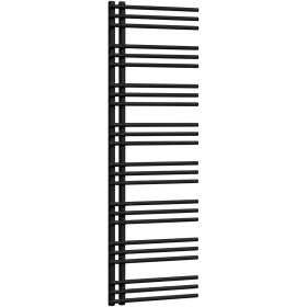 CERANO - Kúpeľňový radiátor Burke - L/P - asymetrické pripojenie 50mm - 750W - čierna matná - 1600x500 mm CER-429640