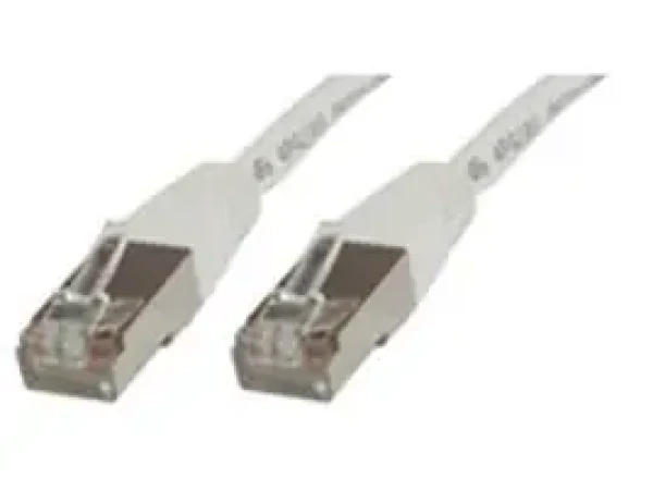 MicroConnect CAT5e F/UTP 0.5m biela / PVC (B-FTP5005W)
