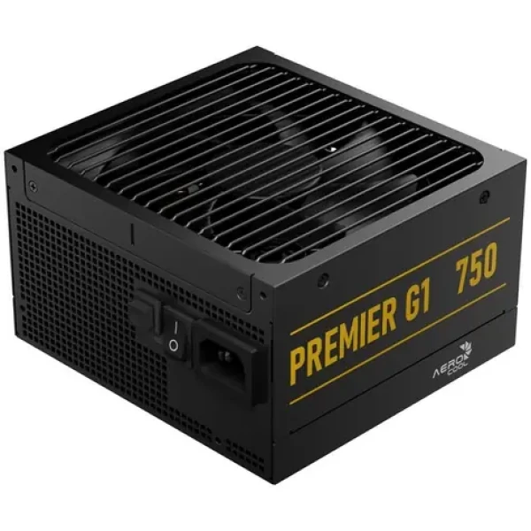 AeroCool Premier G1 čierna / Zdroj / 750W / ATX 3.1 / PCIe 5.1 / 80 PLUS Gold (ACPG-PR75FEC.71)