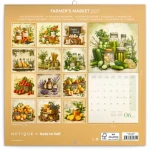 NOTIQUE Farmárske trhy 2027 / Poznámkový kalendár / 30 × 30 cm / Plastic Free