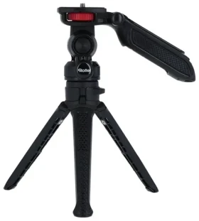 Rollei Creator Grip Mini tripod čierna / Statív / Záťaž 3kg / Vytiahnutý 19.8 cm (11307)