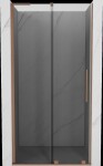 MEXEN/S - Velar L posuvné sprchové dvere 110, grafit, meď kartáčovaná 871-110-003-41-65