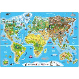 Popular Puzzle Mapa sveta 160 dielikov CZ verzia