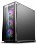 DEEPCOOL MATREXX 70 ADD-RGB 3F čierna / E-ATX / 2xUSB 3.0 + 1xUSB 2.0 / RGB / 3x 120 mm / bez zdroja / priehľadná bočnica (DP-ATX-MATREXX70-BKG0P-3F)