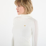 Tričko adidas Knitted Hooded Long Sleeve Off White XS