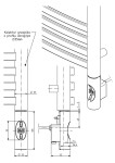 NOVASERVIS - Elektrická vykurovacia tyč 300W čierna GZNEW3BL