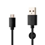 FIXED Dlhý dátový a nabíjací kábel s konektorom microUSB 2 m čierna / 2.4A (FIXD-UM2M-BK)