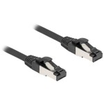 Delock 80573 RJ45 sieťové káble, prepojovacie káble CAT 8.1 S/FTP 3.00 m čierna 1 ks; 80573