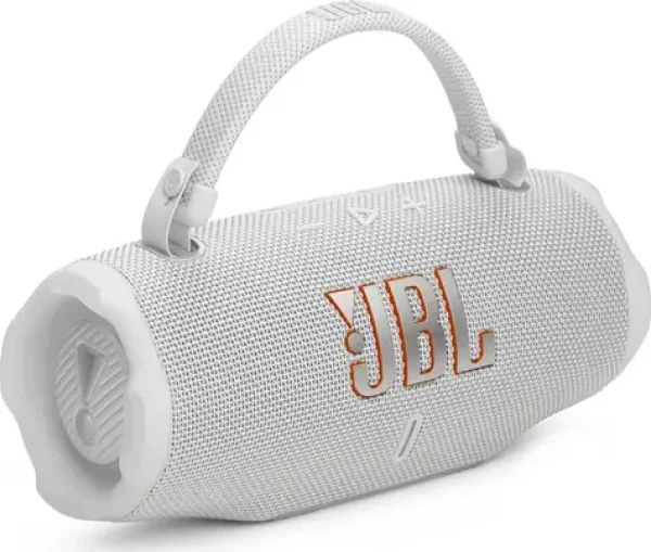 JBL Charge 6 biela / Bluetooth reproduktor / výdrž 24 hodín / IP68 / Bluetooth / 4722 mAh (JBLCHARGE6WHT)