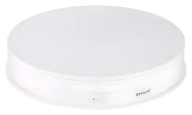 Puluz PU3049W biela / Otočný stolík / priemer 30 cm / USB / nosnosť 10 kg (PU3049W)