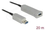 DeLock Aktívny optický kábel USB Typ-A / Kábel / USB 5 Gbps / 20 m / aktívny (83739)