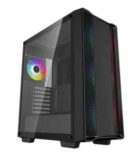 DEEPCOOL CC560 ARGB V2 čierna / ATX / 1x USB-A 3.0 / 1x USB-A 2.0 / 4X 120mm ARGB / bez zdroja / priehľadná bočnica (R-CC560-BKTAA4-G-2)