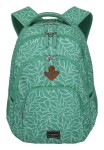 Batoh na notebook Travelite Basics Backpack Print Green