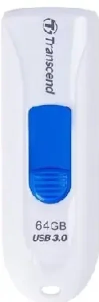 Transcend JetFlash 790 64GB bielo-modrá / Flash disk / USB 3.2 Gen 1 - (USB-A 3.0) (TS64GJF790W)