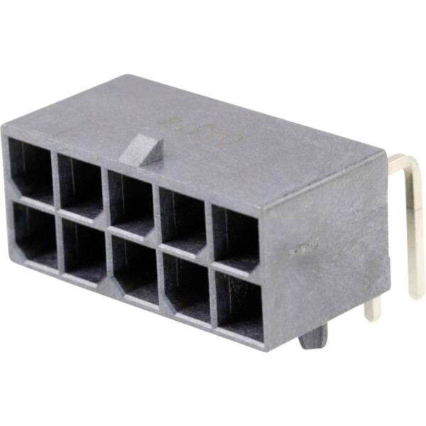 Molex vstavaná zásuvková lišta (štandardná) Počet pólov 10 Raster (rozteč): 5.7 mm 1720640010 1 ks Tray; 1720640010
