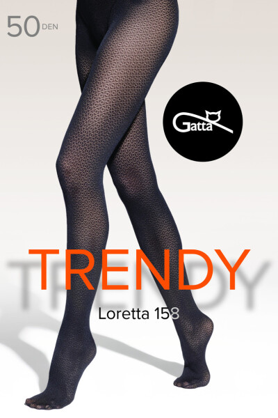 LORETTA - 158 mikrovlákno 50 DEN nero 2-S