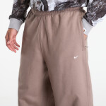 Mikina Nike Solo Swoosh Men's Cuffed Fleece Pants Mink Brown/ Mink Brown/ White S