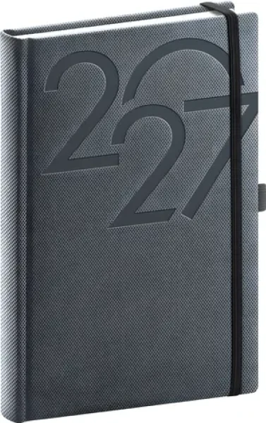 NOTIQUE AJAX 2027 čierna / Denný diár / 15 × 21 cm