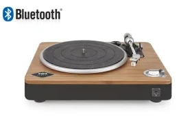 Marley Stir It UP Bluetooth - Signature Black / Retro Gramofón / 33 45 RPM / BT 4.2 / RCA / AUX / predzosilňovač (EM-JT002-SB)